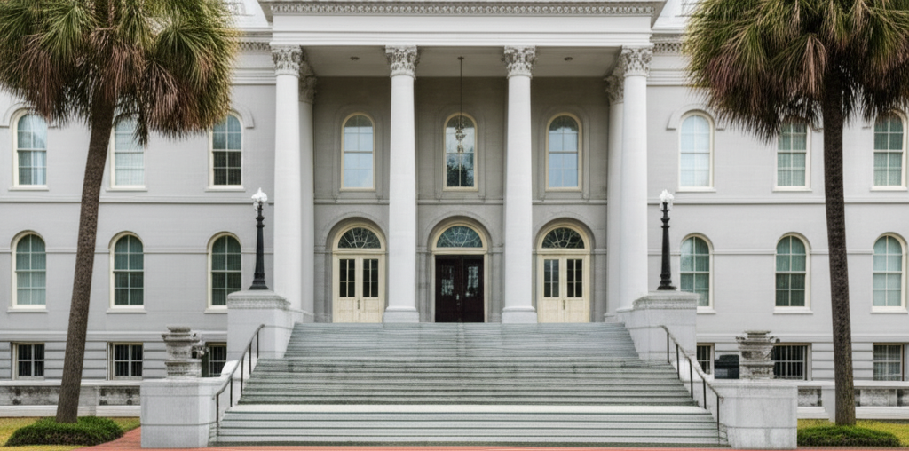 The Citadel campus in Charleston